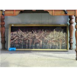 Framed original oil on board signed Koch 1959