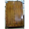 Image 1 : Walnut veneer 2 door wardrobe