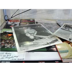 Large collection of assorted sports memorablia;