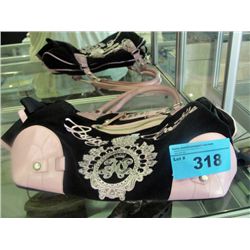 Juicy Cature ladies pink and black hand bag