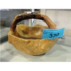 Hand crafted birds eye maple burl bowl