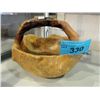 Image 1 : Hand crafted birds eye maple burl bowl