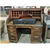 Image 1 : Early 1900s oak roll top desk