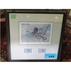Framed limited edition signed and numbered