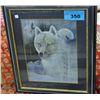 Image 1 : Framed wolf print