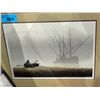 Image 1 : Framed ocean voyage print by bennet titled flood