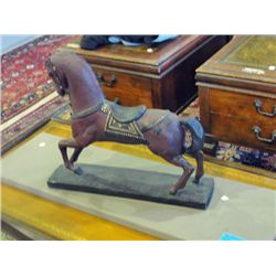 Decorative ceramic horse