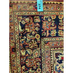 Hand knotted persian area rug