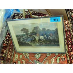 Framed herrings fox hunting scenes breaking cover