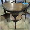 Image 1 : Walnut D table