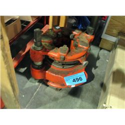 Rigid industrial pipe threader