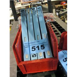 Small red bin of ball driver hex driver sets
