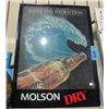 Image 1 : Molson dry lighted advertisment sign