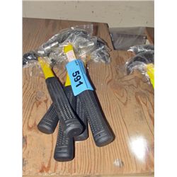 Lot of 5 brand new claw hammers