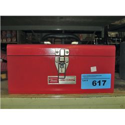 Red craftsman toolbox and contents