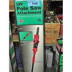 Craftsman 18V pole saw attachement