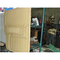 One set of new RubberQueen automotive floor mats