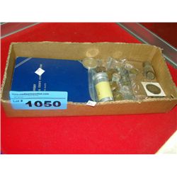 Box of assorted world coins