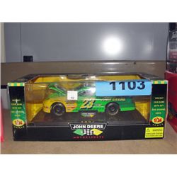 John deere motor sports #23 diecast metal collectors race car