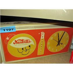 Nesbitz of california lighted advertisment clock