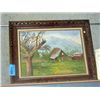 Image 1 : Framed original oil on canvas painting signed Kay