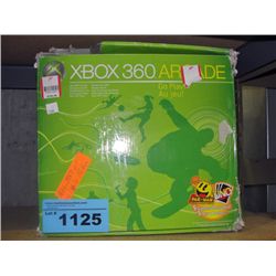 Xbox 360 arcade game console set