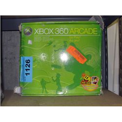 Xbox 360 arcade game console set