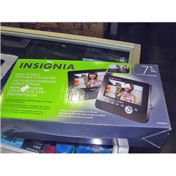 Insignia dual screen portable DVD player