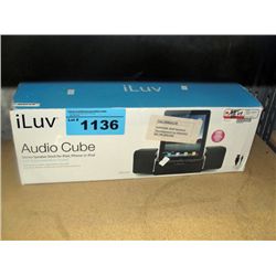 Iluv audio cube speaker system for ipad/iphone/ipd