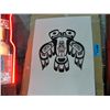 Image 1 : Limited edition signed and numbered Haida split eagle west coast native print