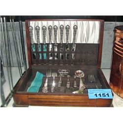 Berks regency plate cutlery set with box