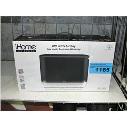 Ihome air series wireless audio system with rechargable battery