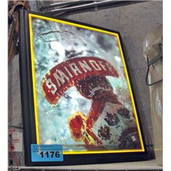 Smirnoff lighted advertisment sign