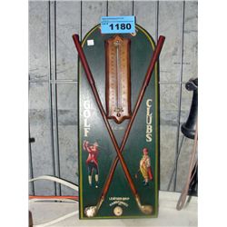 Golf motiff decorative thermometer