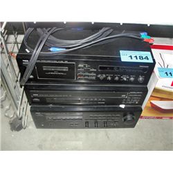 Yamaha 3 component home stereo set
