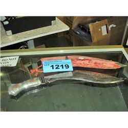 Made in India short sword and scabberd