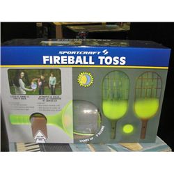 Sport craft fireball toss lawn game
