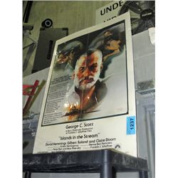 GEorge C SCott islands in the stream vintage movie poster