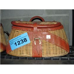 Vintage fishermans creel
