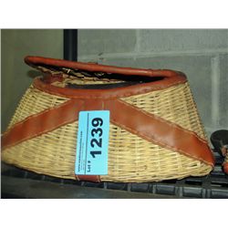 Vintage fishermans creel
