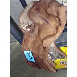 Genuine mink ladies shawl