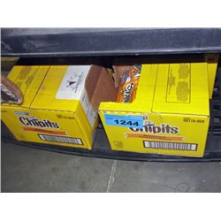4 boxes of hersheys chip bits - butterscotch