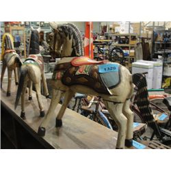 Painted wooden horse