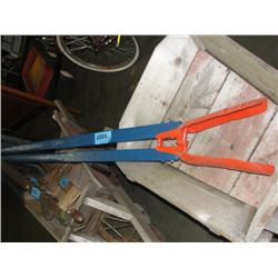 Early 1900s hole digger tool