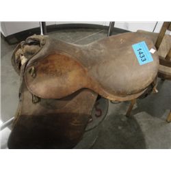 English riding saddle