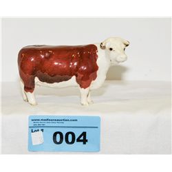 Beswick England porcelain cow figurine