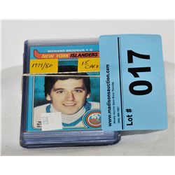 15 1979-80 NHL collectors trading cards