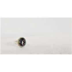 Sterling Silver Mystic Topaz ring