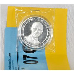 Silver Clad Barack Obama Coin