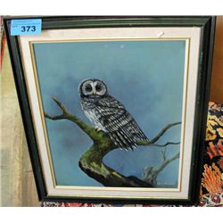 Framed original oil on canvas painting signed,